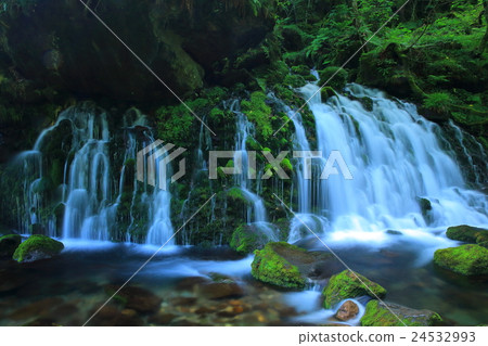 Summer former waterfall underwater water 24532993