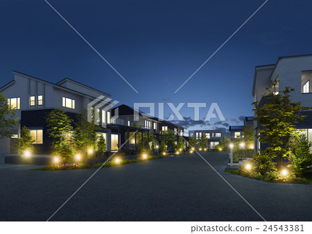 城市景觀夜景 24543381