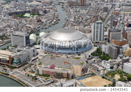 Aerial view of Kyocera Dome Osaka Aerial view of Kyocera Dome Osaka 24543541