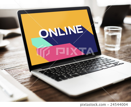 Online Media Network Social Website Connection Concept 24544004