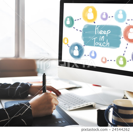 Keep in Touch Communication Connection Relationship Concept Keep in Touch Communication Connection Relationship Concept 24544262