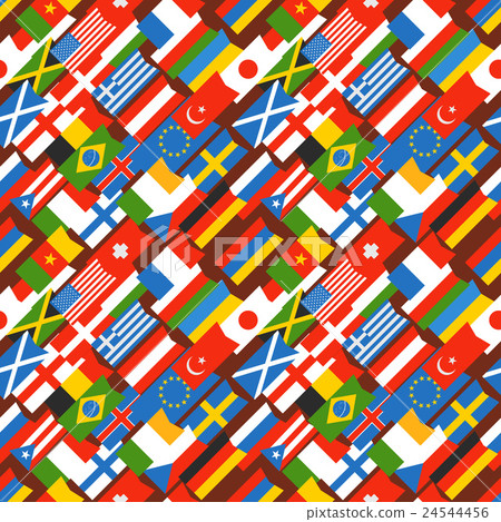 Different color flags seamless background Different color flags seamless background 24544456