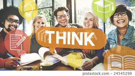 Think Thinking Visionary Determination Concept Think Thinking Visionary Determination Concept 24545299