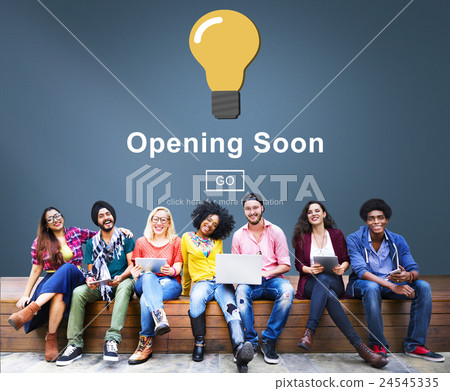Opening Soon Launch Welcome Advertising Commercial Concept 24545335