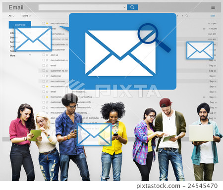 Message Online Chat Social Text Concept 24545470