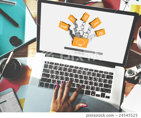 Data Backup Files Online Database Storage Concept Data Backup Files Online Database Storage Concept 24545525