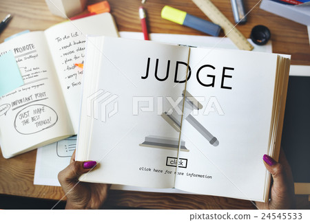 Judge Justice Judgement Legal Fairness Law Gavel Concept 24545533