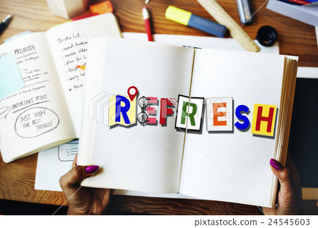 Refresh Restart Renew Rejuvenate Concept 24545603