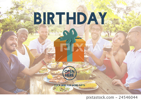 Birthday Anniversary Celebration Event Greeting Concept Birthday Anniversary Celebration Event Greeting Concept 24546044