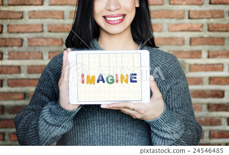 Imagine Creative Ideas Thinking Vision Dream Concept 24546485