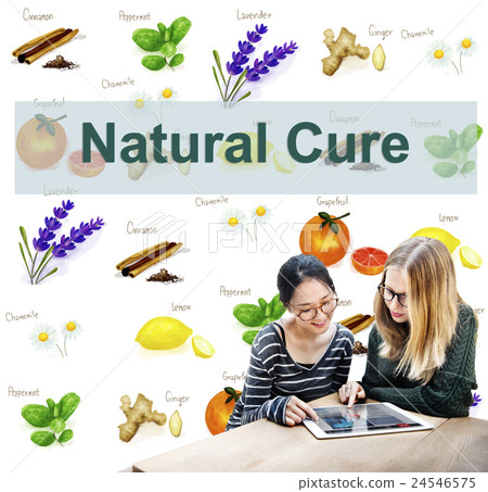 Medicinal Plants Natural Cure Herb Herbalism Concept Medicinal Plants Natural Cure Herb Herbalism Concept 24546575