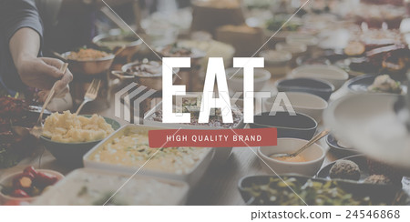 Dining Food Restaurant Meal Variety Concept Dining Food Restaurant Meal Variety Concept 24546868