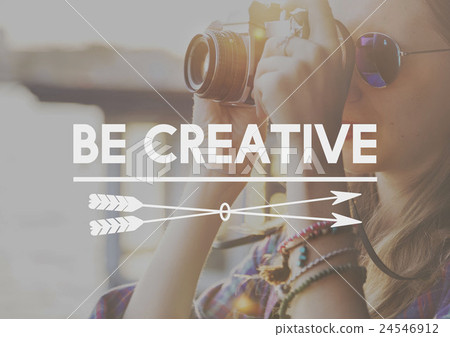 Be Creative Ideas Creativity Think Outside the Box Concept 24546912