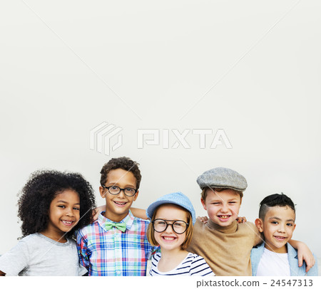 Children Kids Friends Playful Happiness Concept Children Kids Friends Playful Happiness Concept 24547313