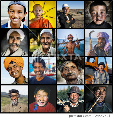 Diversity Multi-ethnic Asian Culture Concept 24547391