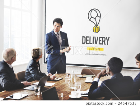 Delivery Courier Commodity Freight Goods Order Concept 24547535