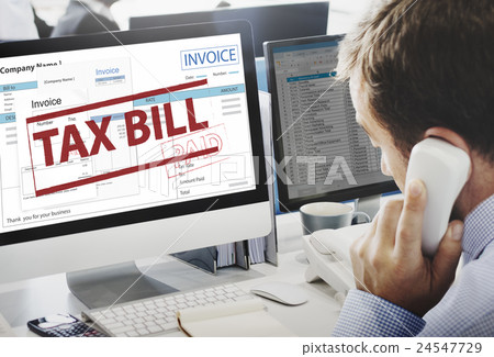 Payment Received Taxation Tax Time Concept Payment Received Taxation Tax Time Concept 24547729