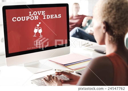 Love Coupon Ideas Gift Romance Valentines Concept Love Coupon Ideas Gift Romance Valentines Concept 24547762