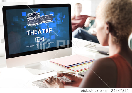 Theatre Theater Cinema Film Hall Audience Concept Theatre Theater Cinema Film Hall Audience Concept 24547815
