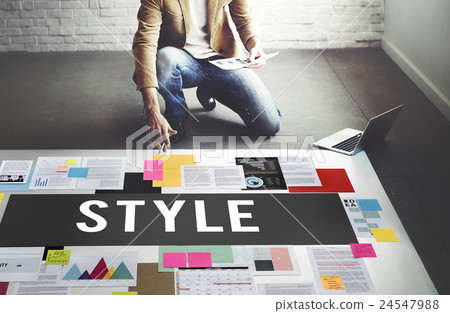 Style Fashionable Design Trendy Posh Concept 24547988