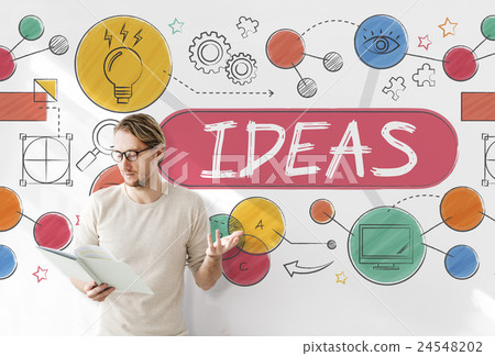 Ideas Mission Imagination Icons Vision Concept 24548202