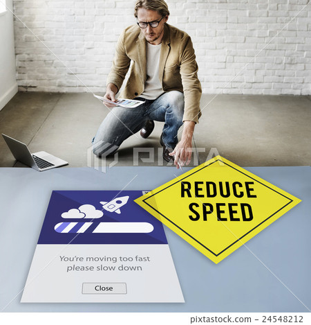 Keep Calm Reduce Speed Relax Slow Down Concept 24548212