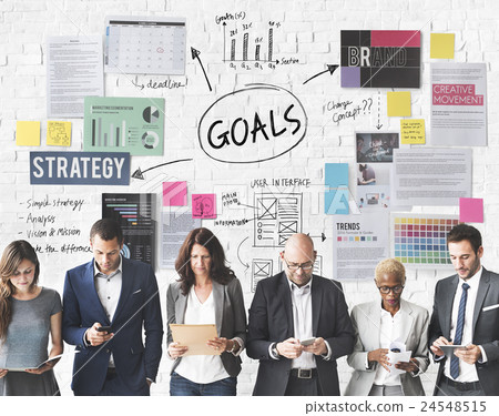 Goals Aim Inspiration Mission Target Vision Concept 24548515