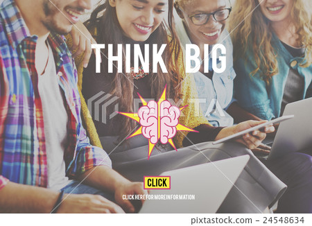 Ideas Brainstorming Vision Innovation Think Big Concept Ideas Brainstorming Vision Innovation Think Big Concept 24548634