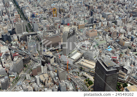 Aerial view from Nankai Namba Station Aerial view from Nankai Namba Station 24549102
