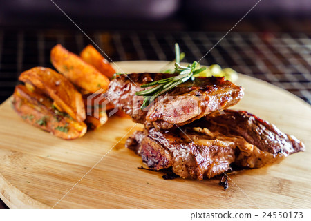 tasty steak with sauce tasty steak with sauce 24550173