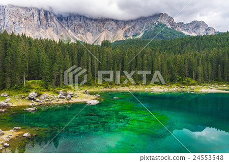 lake Misurina in the Alps lake Misurina in the Alps 24553548