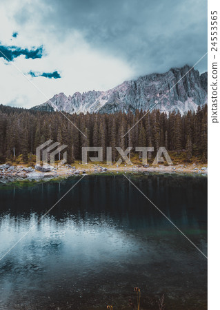 lake in the Alps lake in the Alps 24553565