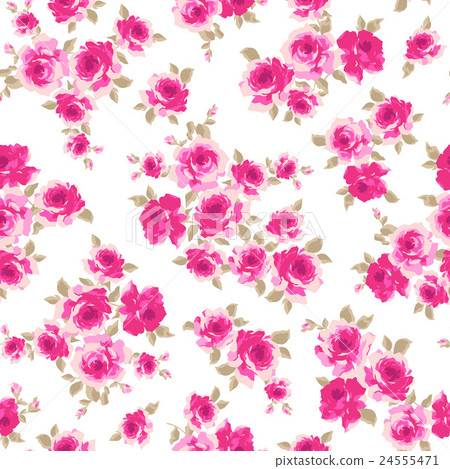 Abstract rose pattern - Stock Illustration [24555471] - PIXTA