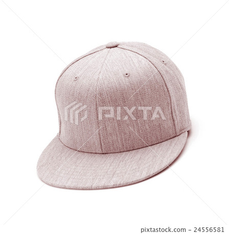 Tan Baseball Cap isolated on white Tan Baseball Cap isolated on white 24556581