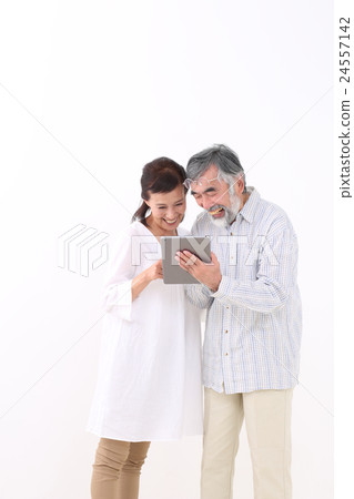 Senior couple portrait Senior couple portrait 24557142