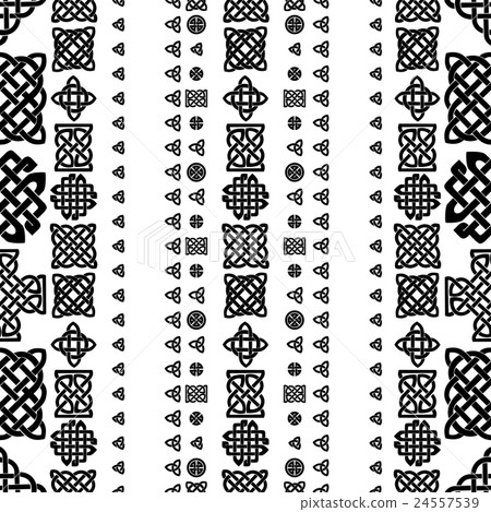 Celtic knot seamless pattern 24557539