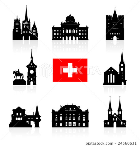 Switzerland Travel Landmarks. 24560631