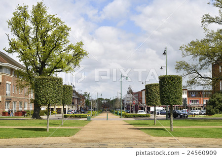 英國花園城市:萊奇沃思的街道 英國花園城市:萊奇沃思的街道 24560909