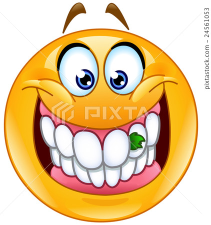 Food stuck in teeth emoticon Food stuck in teeth emoticon 24561053