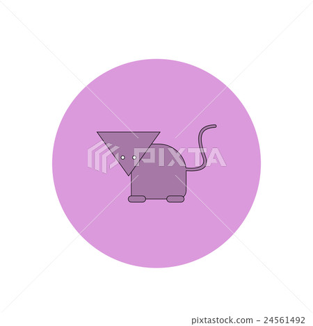 Vector illustration in flat design Halloween icon 24561492