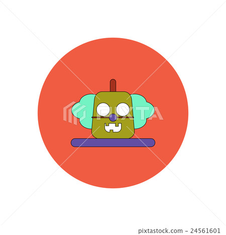 Vector illustration in flat design Halloween icon Vector illustration in flat design Halloween icon 24561601