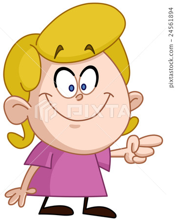 Young girl pointing 24561894