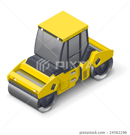 Tandem vibratory roller icon 24562296