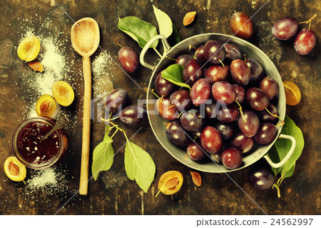 Making plum jam Making plum jam 24562997