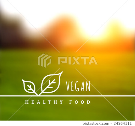 Vector concept of natural vegetarian health food Vector concept of natural vegetarian health food 24564111