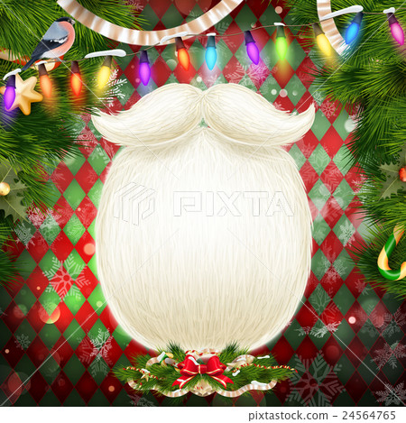 Santa s beard. EPS 10 Santa s beard. EPS 10 24564765