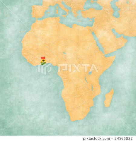 Map of Africa - Ghana Map of Africa - Ghana 24565822