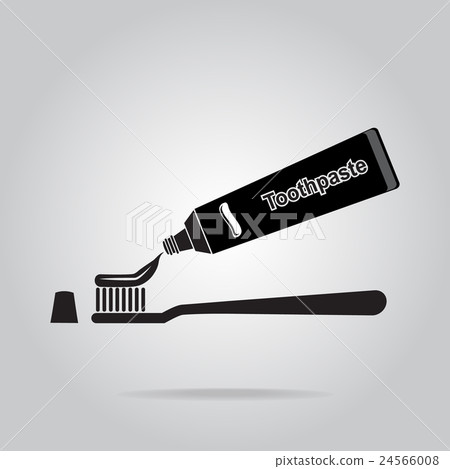 Toothbrush and Toothpaste icon - Stock Illustration [24566008] - PIXTA