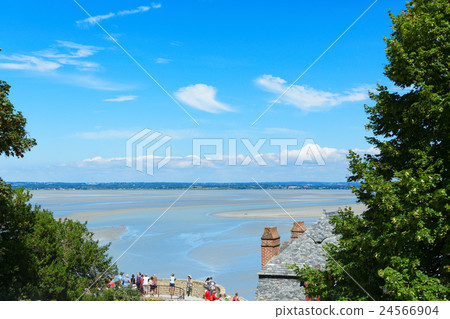 Mont Saint Michel Views the surrounding landscape Mont Saint Michel Views the surrounding landscape 24566904