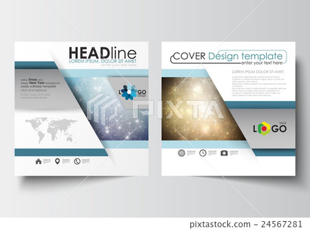 Business templates for square design brochure Business templates for square design brochure 24567281